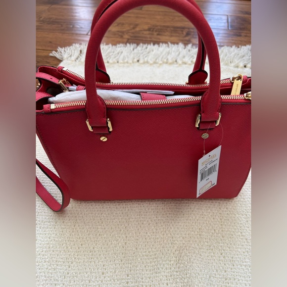 🆕Michael Michael Kors Sutton Medium Satchel (color watermelon) - Picture 6 of 12